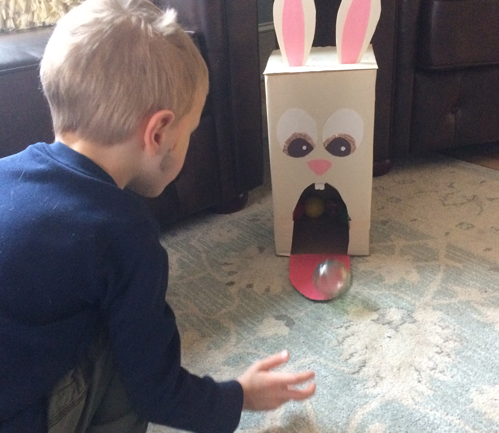 Bunny Bowling indoor bowling for kids the mama village