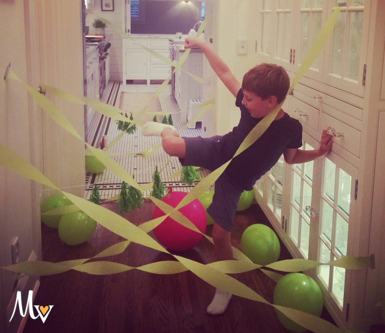 Crepe Paper Maze The Mama Village